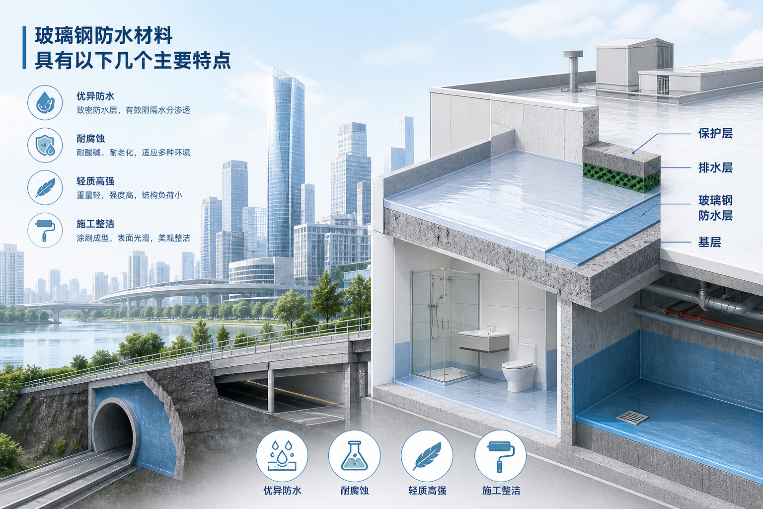 2023年玻璃钢防水材料市场趋势分析，关注 乐山 发展