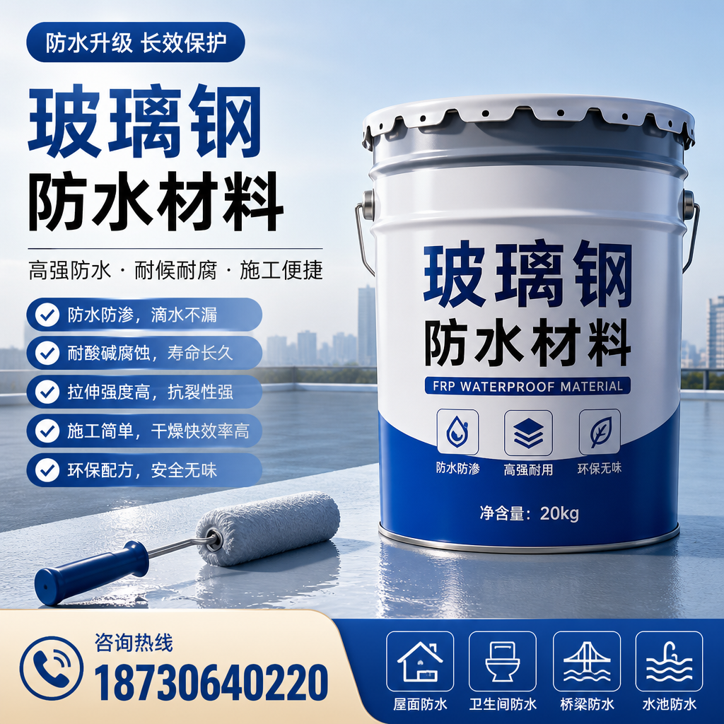 专家解析：玻璃钢防水材料的市场前景分析在 乐山